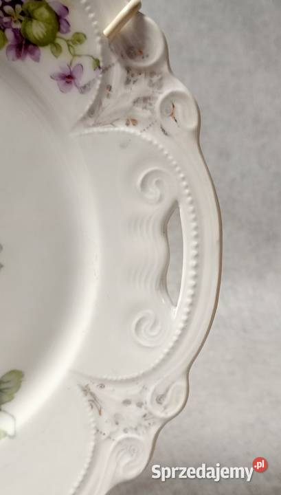 Kolekcjonerski talerz Patera z uchwytami Dobrzany