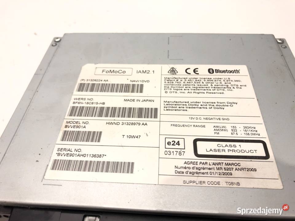 RADIO VOLVO S60 II 31326224AA 1018 ODTWARZACZ