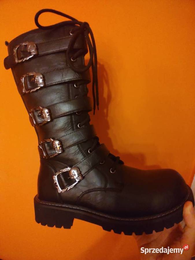 wysokie buty z klamrami Zielona Góra