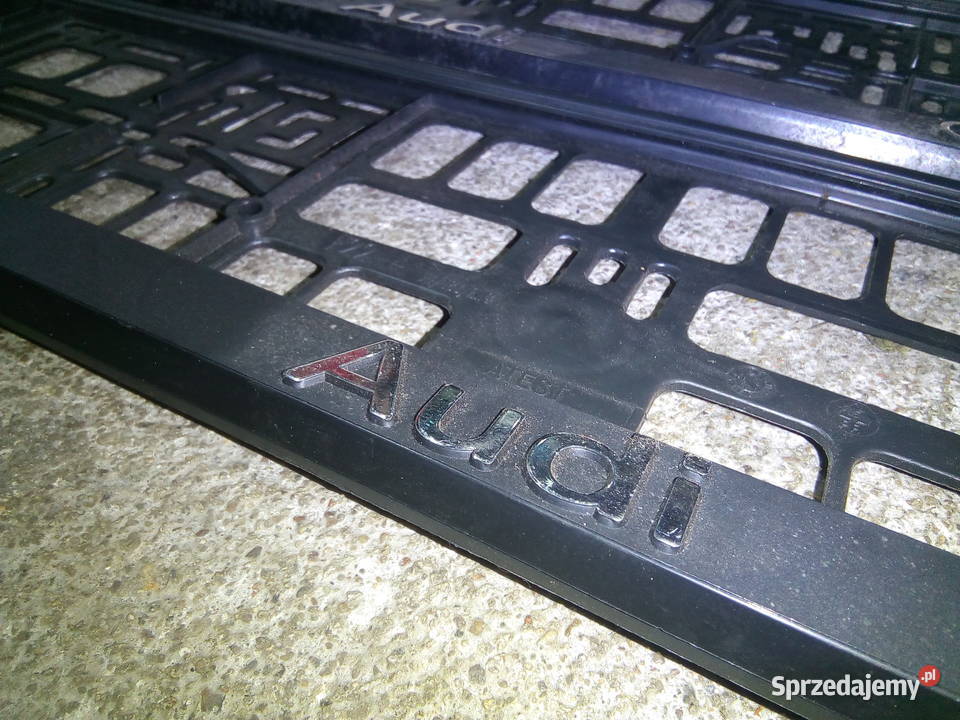 Ramki tablicy rejestracyjnej Audi wielkopolskie Poznań