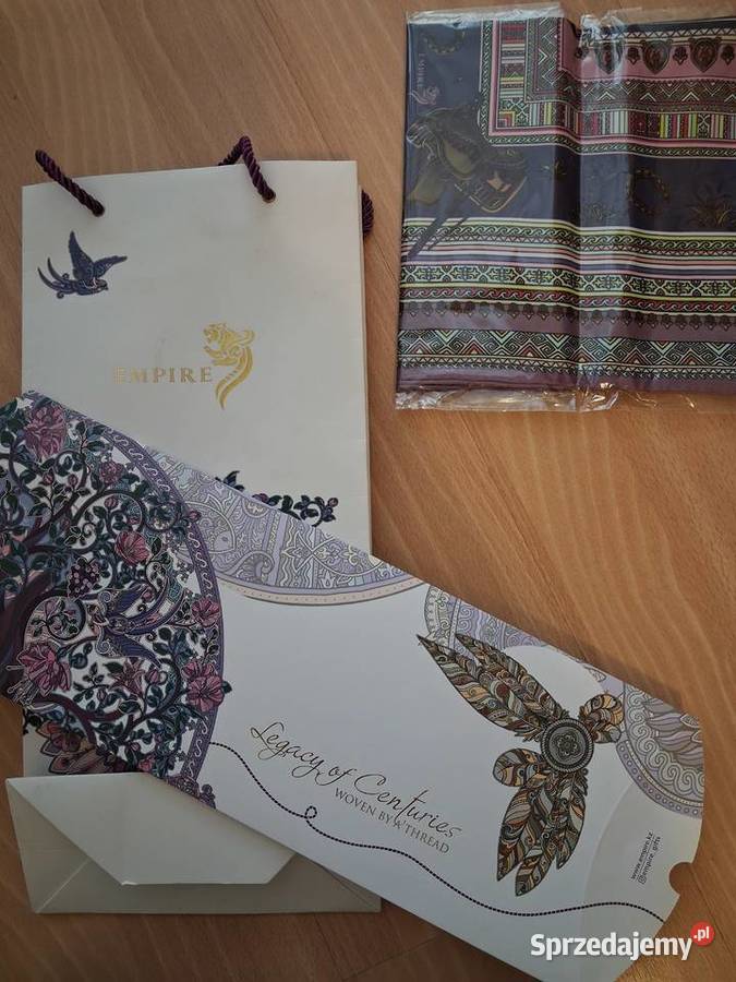 Kazachski luksusowy szal z jedwabiu Dla kobiet sprzedam