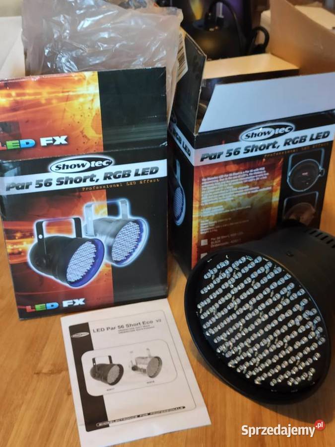 Reflektor LED PAR56 DMX512 Short Showtec 2 Gdańsk