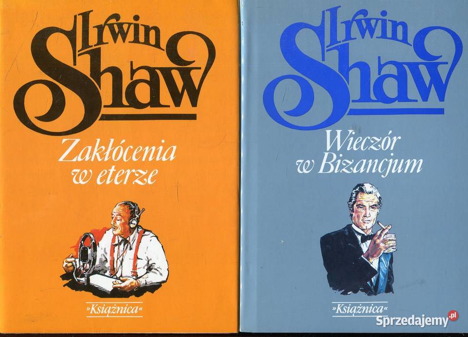 Wieczór w Bizancjum Zakłócenia w eterze Irwin twarda z obwolutą Szczecin sprzedam