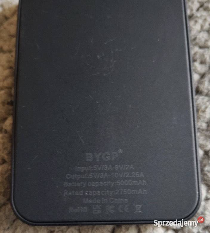 NOWY Powerbank magnetyczny indukcja 5000 mAh śląskie