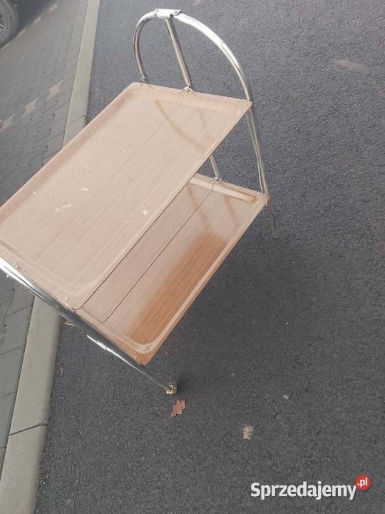 Składany wózek barek do serwowania lata 60 PRL