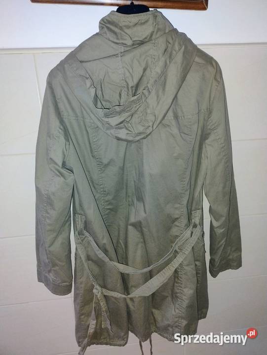Outfit Fasion rozmiar 44 Oliwkowy płaszcz z Nowy Sącz