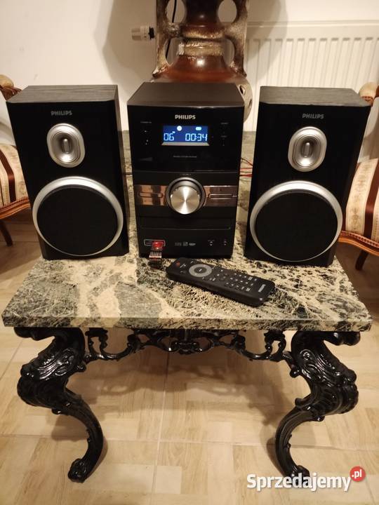 Wieża Philips USB Aux RDS Mp3 pilot Drawski Młyn