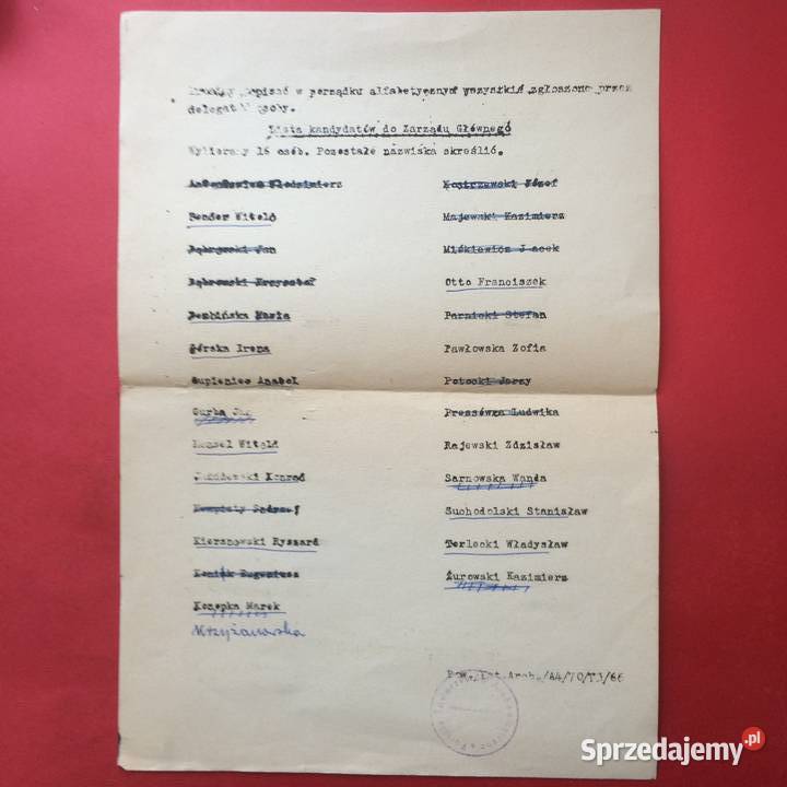 1409 Lista Kandydatów