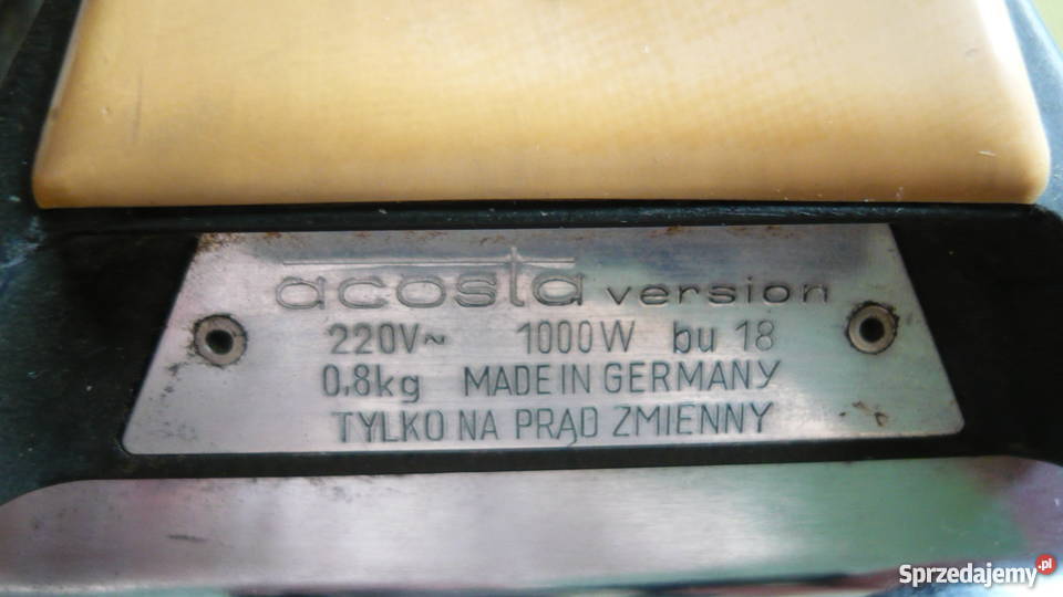 Żelazko niemieckie ACOSTA VERSION Myszków