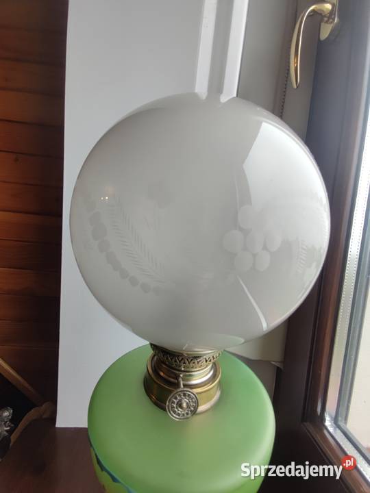 Stara francuska lampa naftowa XIX w 43 Kraków