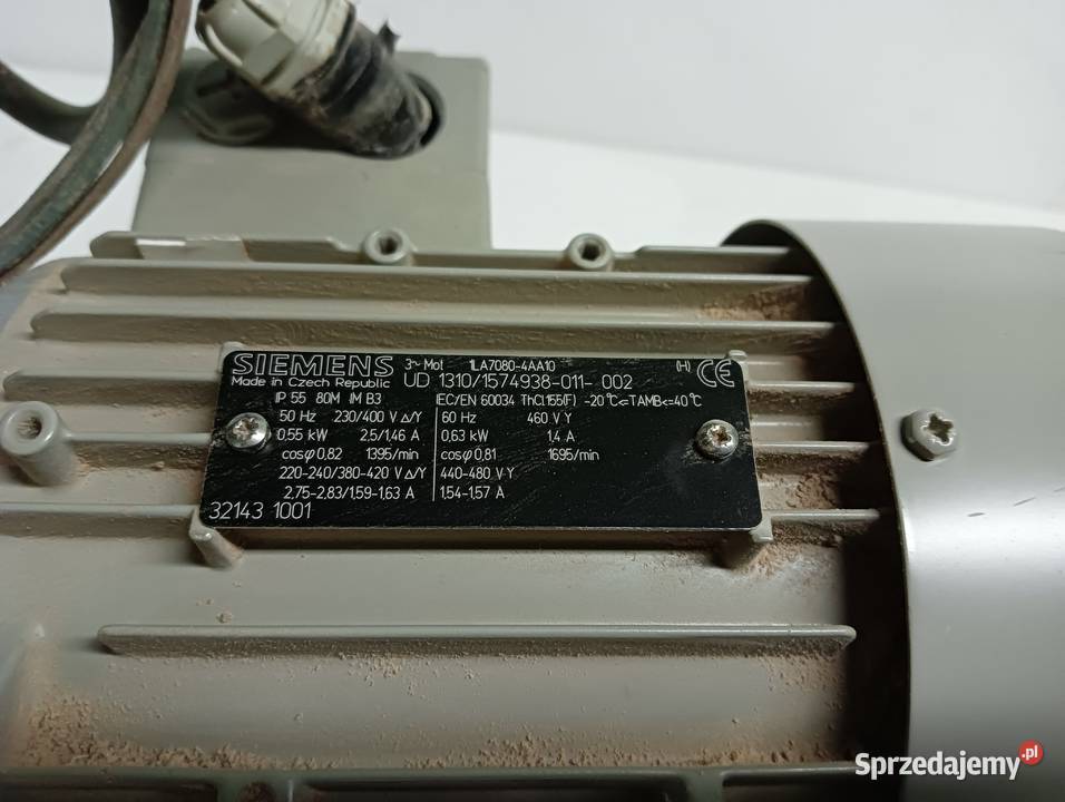 Silnik napędu rolek z przekładnią oklejarki DCCB Kalisz