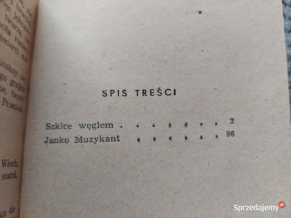 Szkice węglem Janko Muzykant Henryk Sienkiewicz Kraków
