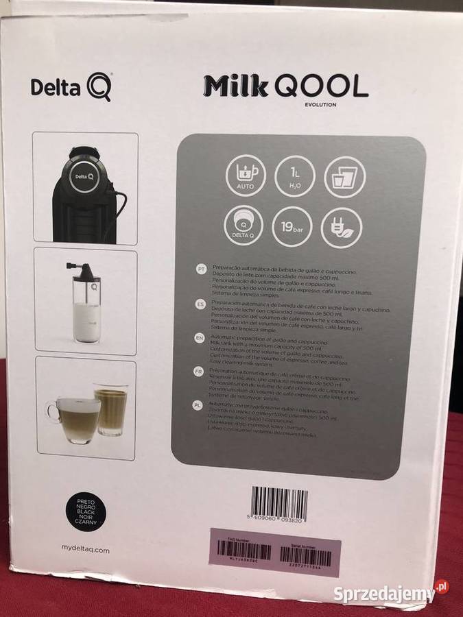NOWY Ekspres Kapsułkowy Delta Q Milk Qool Kraków