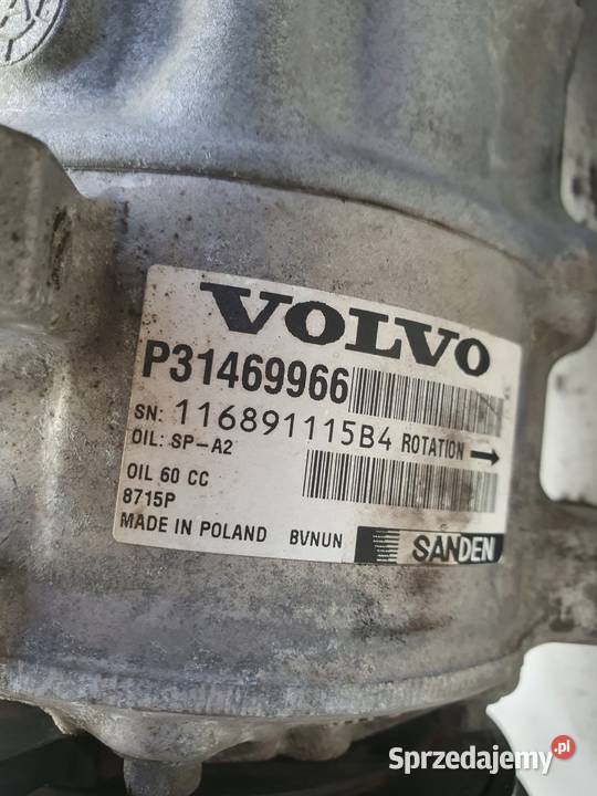 SPRĘŻARKA KLIMATYZACJI Volvo V40 II 20 D D2 osobowe Chełm