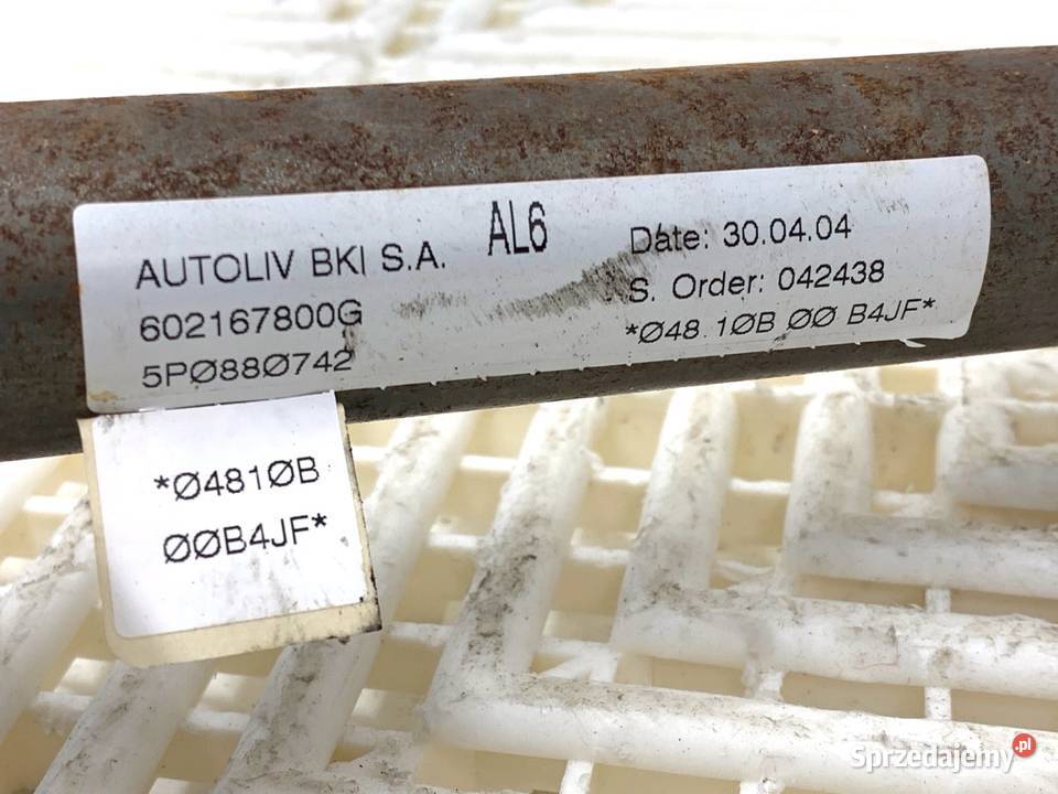 KURTYNA POWIETRZNA PRAWY SEAT ALTEA 5P0880742 Kanały powietrza podkarpackie