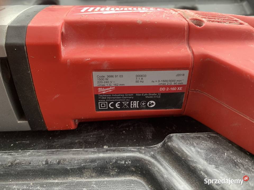 Wiertnica Milwaukee DD 2160 XE Polkowice