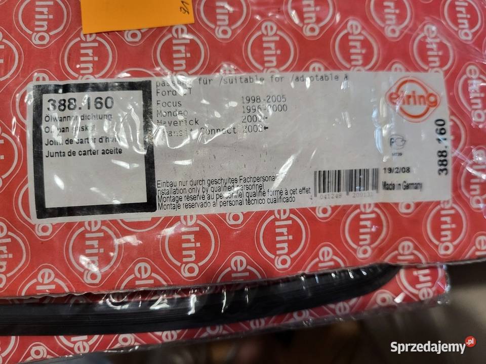 Uszczelka miski olejowej ford focus Wolsztyn