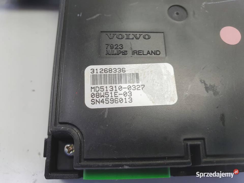 Volvo S80 II V70 III XC70 II WYŚWIETLACZ RADIA Chełm