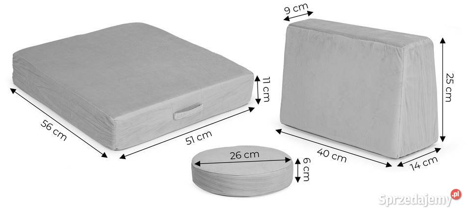 Sofa modułowa duża składana dzieci DIY 8 opolskie Smogorzów