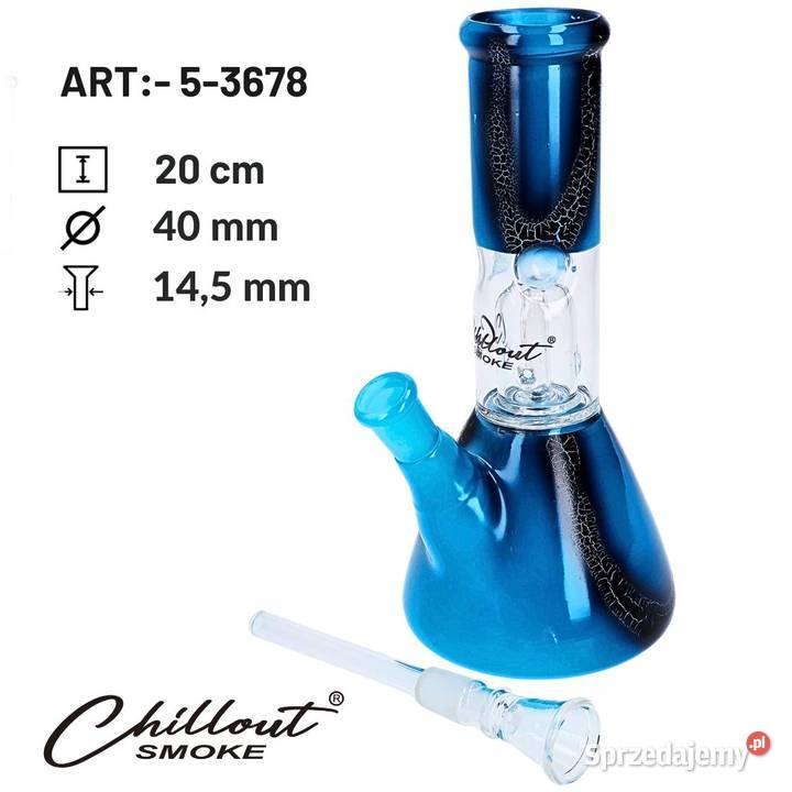 Bongo Szklane Fajka Wodna z Filtracją Dymu i Ostrowy nad Okszą sprzedam