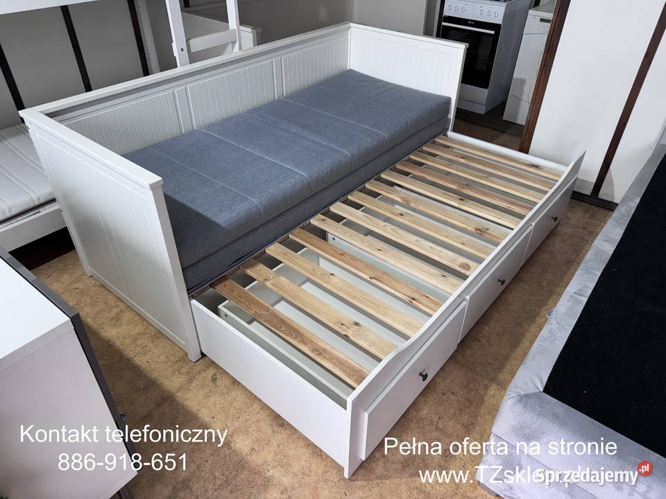 IKEA HEMNES Leżanka Łóżko z 3 szufladami 2 Rybnik