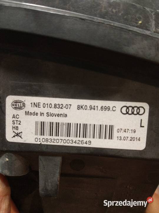 Halogen audi a4 b8 2015 zderzak Sline warmińsko-mazurskie Olsztyn