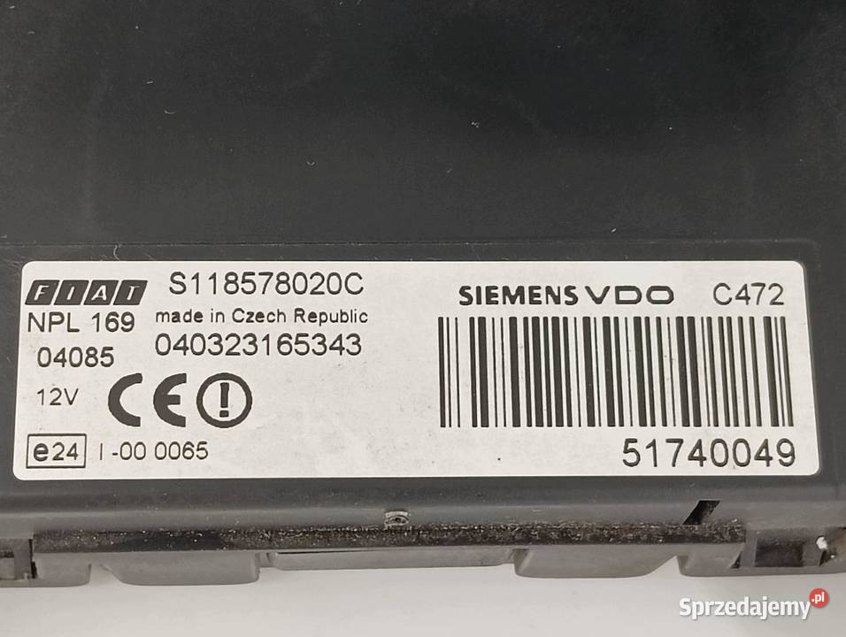SKRZYNKA BSI 51740049 S118578020C Fiat Panda II sprzedam