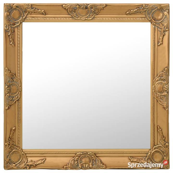 vidaXL Lustro ścienne w stylu barokowym 60x60 sprzedam