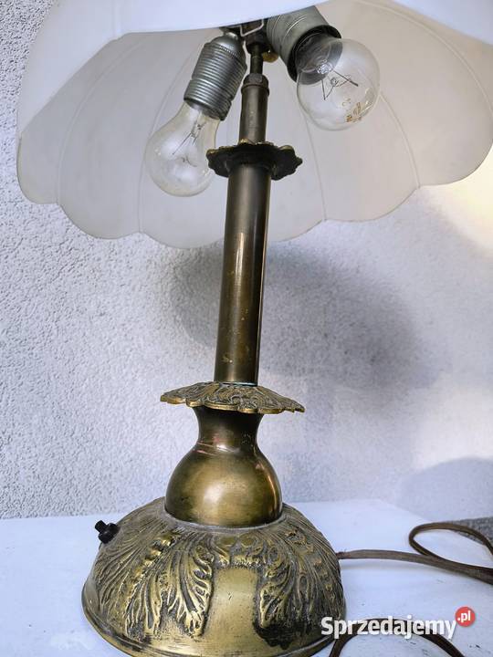 Stara mosiężna lampa Kraków