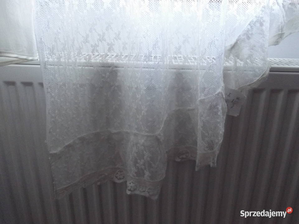 Firana koronka szer255 wys195 biały Piekary Śląskie