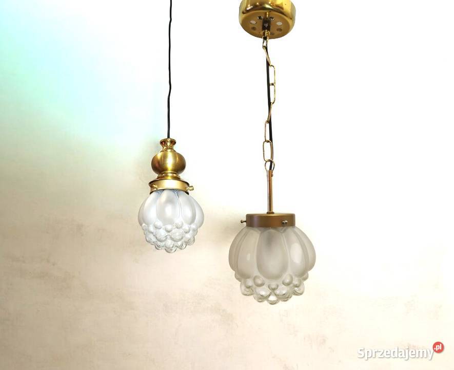 Lampa bubble H Tynell Limburg lata 60 vintage Kalisz