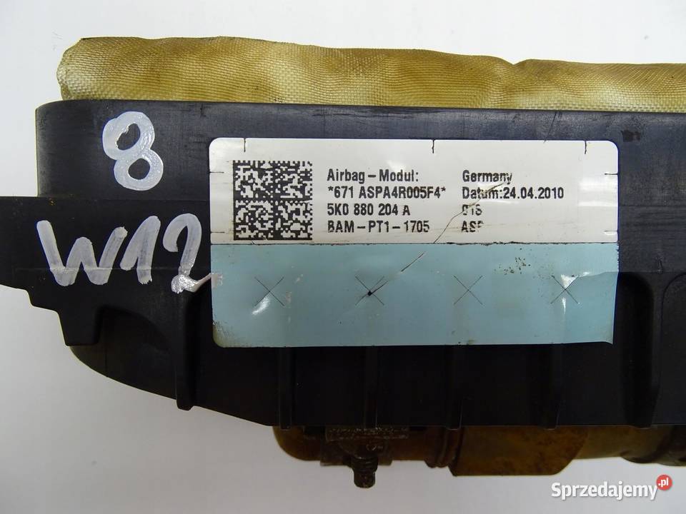 PODUSZKA PASAŻERA POWIETRZNA AIRBAG VW TIGUAN 5N sprzedam
