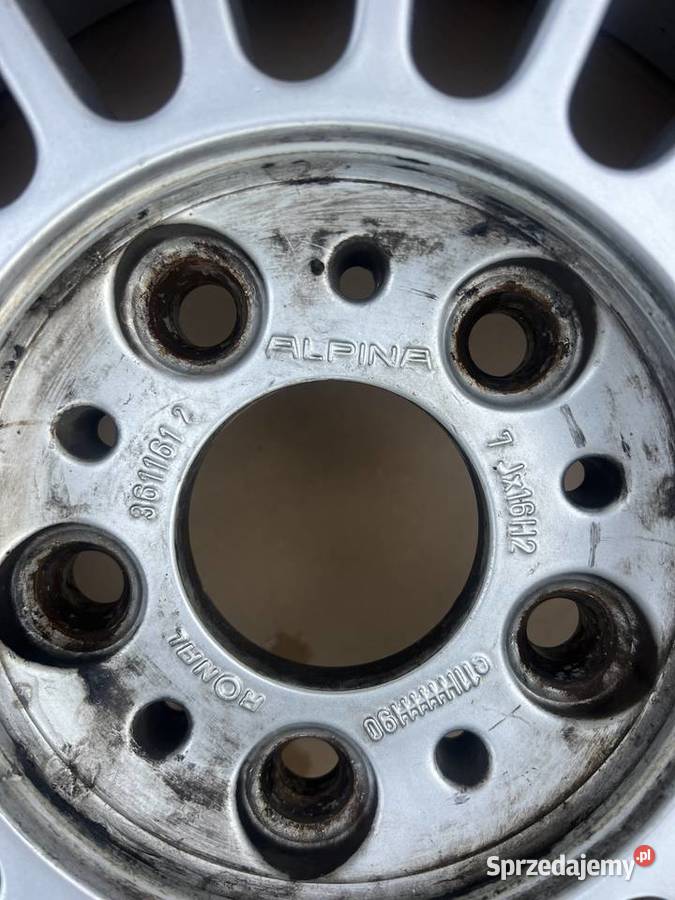 Oryginalne felgi Alpina 16 BMW E23 E24 E28 E34 aluminiowe Przeworsk
