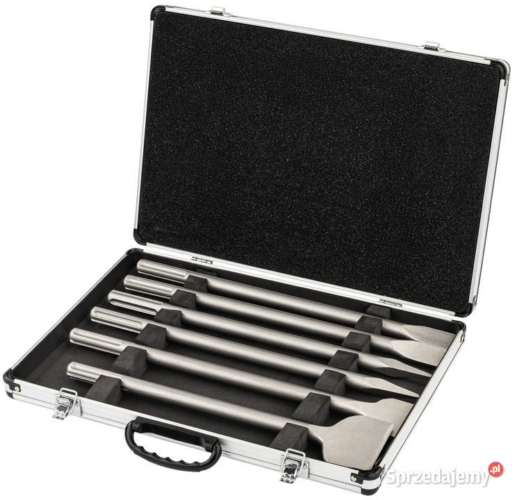 zestaw dłut sds 6 płaskie dłuto fo betonu PMZD6T