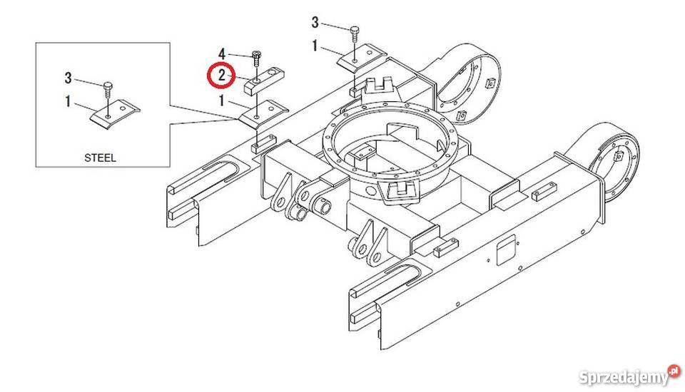 TAKEUCHI TB014 TB016 TB216 Oryginalny klocek Bielsko-Biała