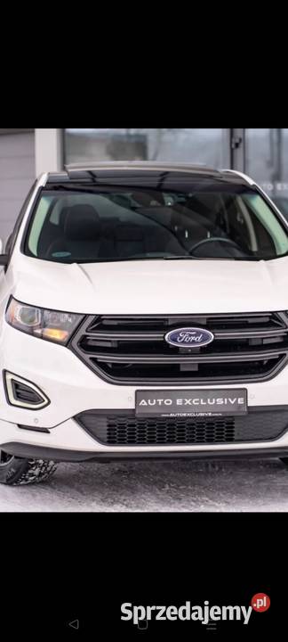 Ford Edge Sport 27 benzyna 2017r Zarejestrowany w Polsce Radomsko