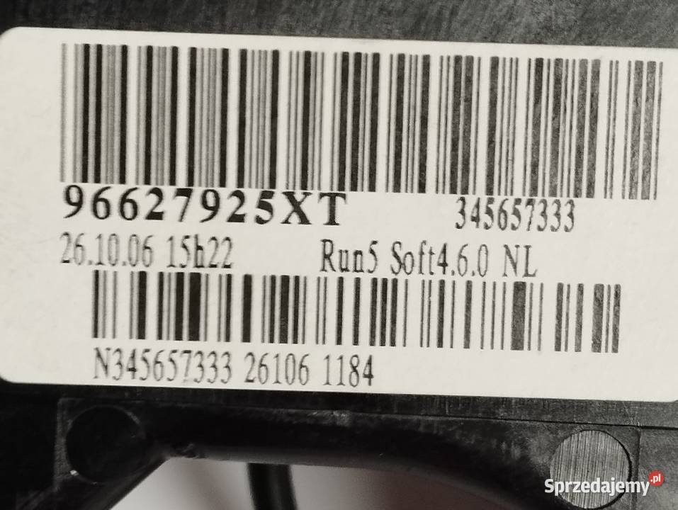 Przełącznik Zespolony Citroen C4 96627925XT Części montażowe