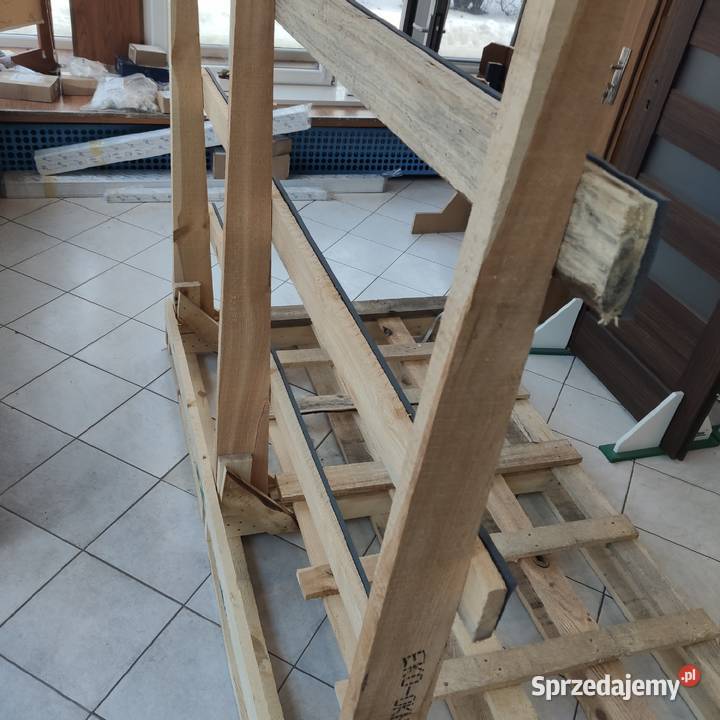 Stojak na okna NOWY DREWNIANY