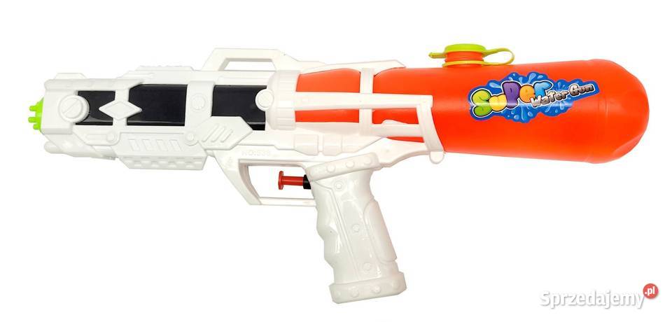 Duży pistolet na wodę 35 biały wielkopolskie Poznań