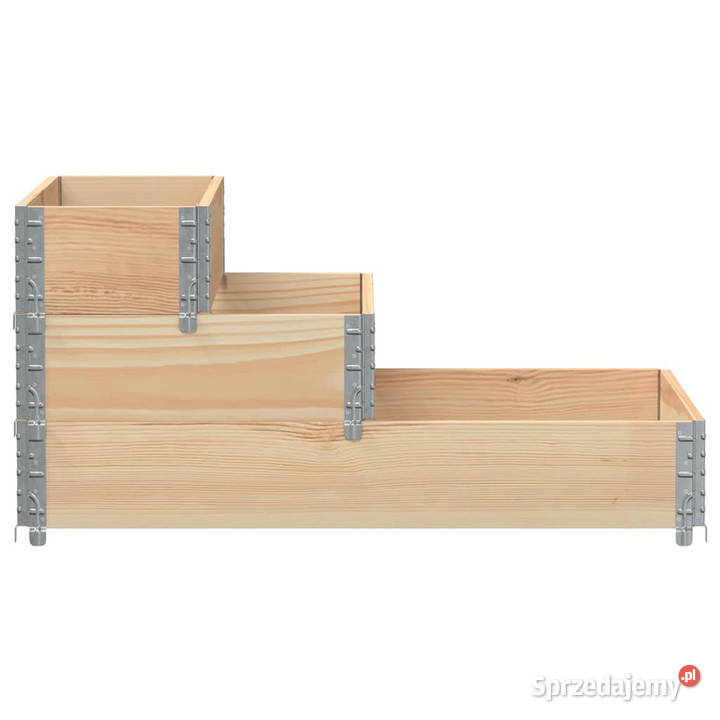 3poziomowa podwyższona donica 120x80 lite drewno sprzedam