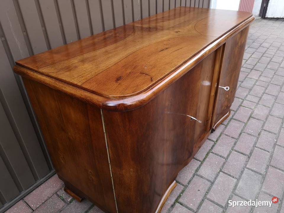 Komoda Szafka RTV ARTDECO Orzech Niska Stara Meble Swarzędz sprzedam