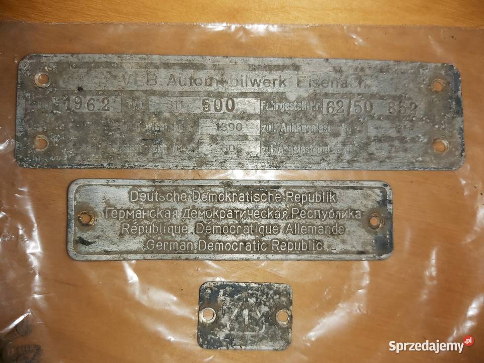 Wartburg 311 Camping 1962 r 311 500 6250 852