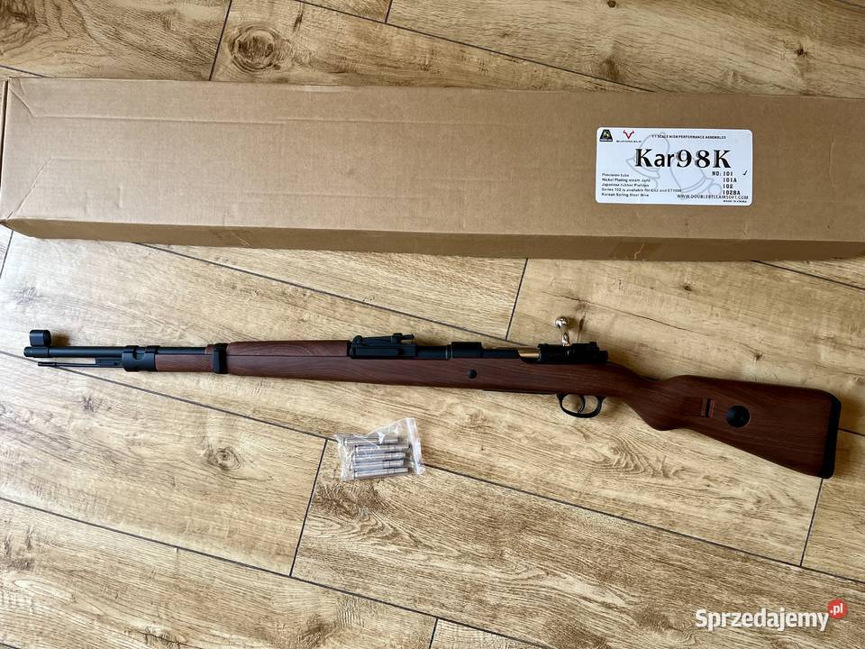 Replika ASG Kar98 Double Bell sprężynowy kolba z Łódź