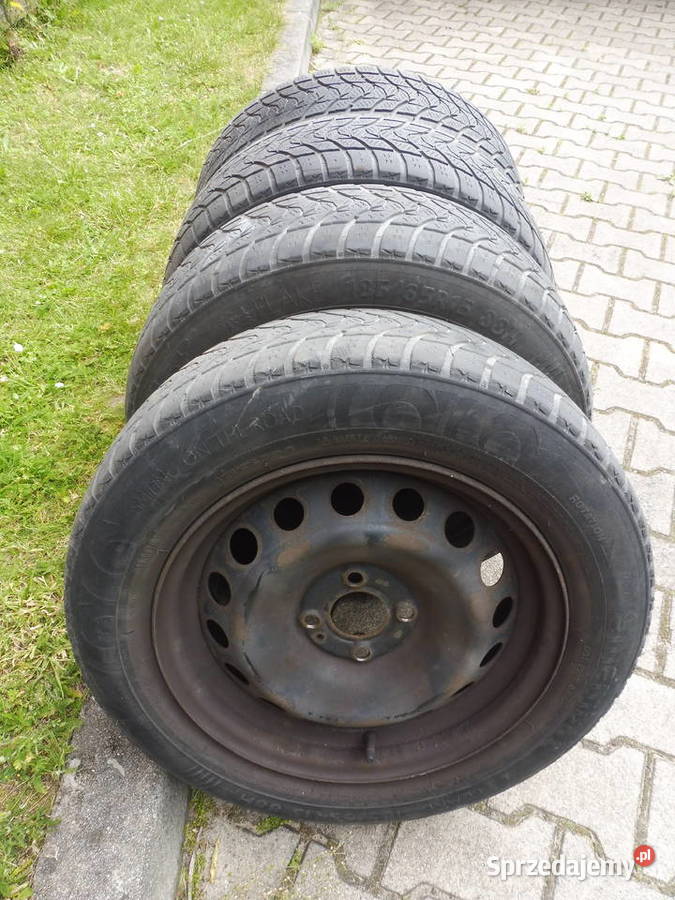 Opony zimowe koła 185x65R15 felgi Scenic Megane Motoryzacja Radzymin sprzedam