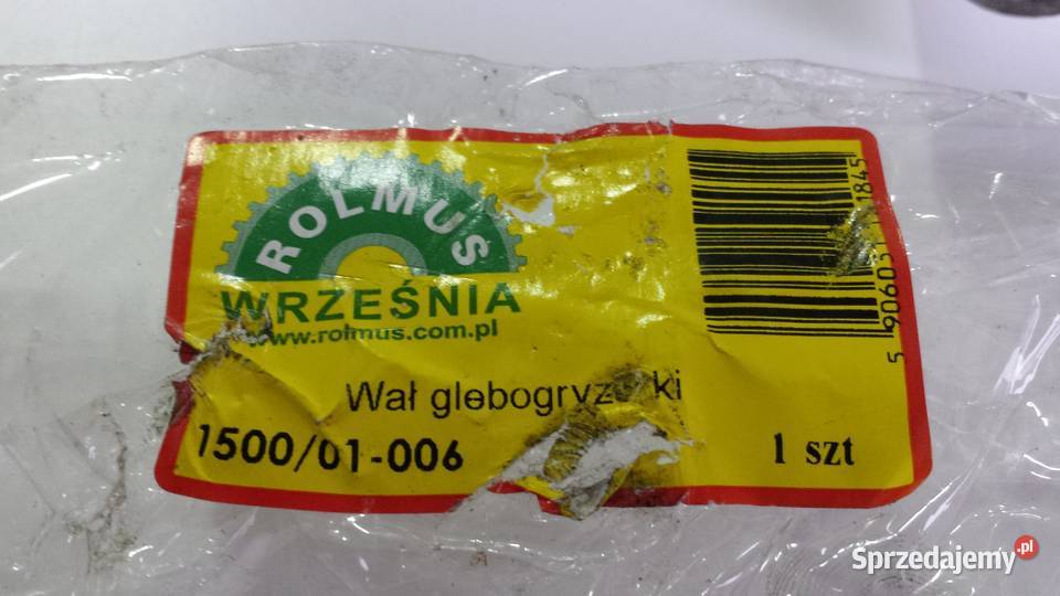 Wał wałek główny cygaro glebogryzarki kpl z mazowieckie Radom