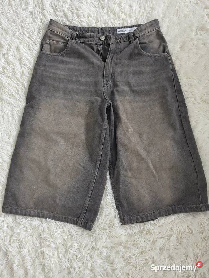 Bershka Jorts Spodenki Męskie Skater Style Odzież codzienna małopolskie Myślenice