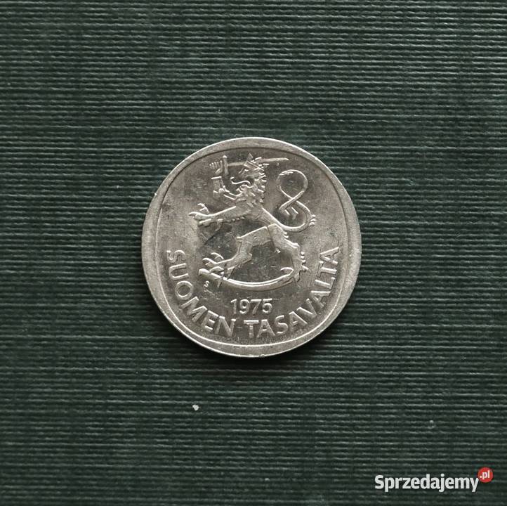 Finlandia 1 marka 1975r Numizmatyka Gliwice
