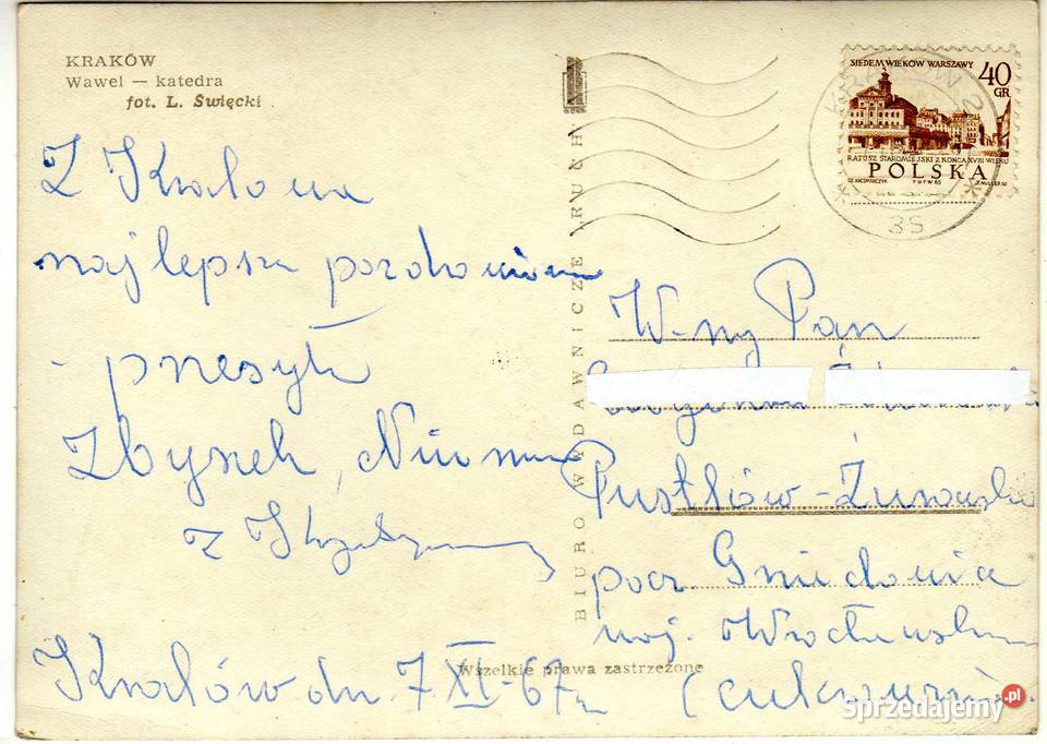 KRAKÓW WAWEL KATEDRA CZARNO BIAŁA Krynki sprzedam