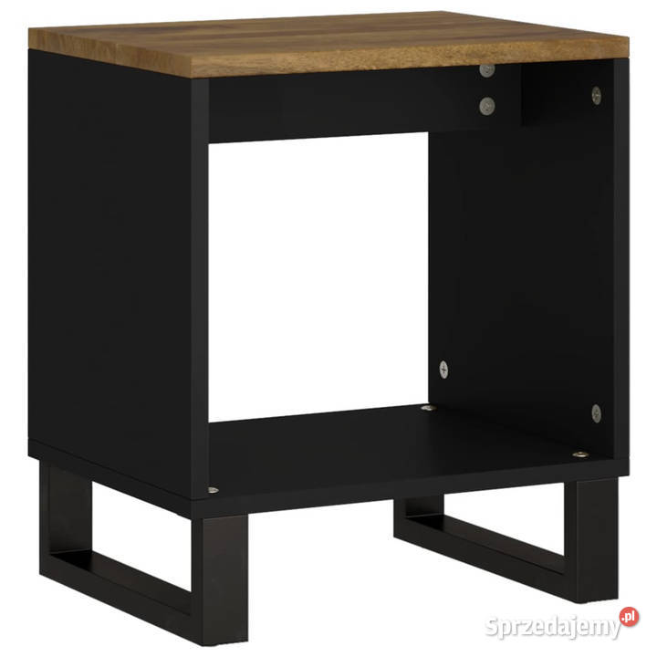 Stolik kawowy 40x31x46 drewno i materiał Warszawa