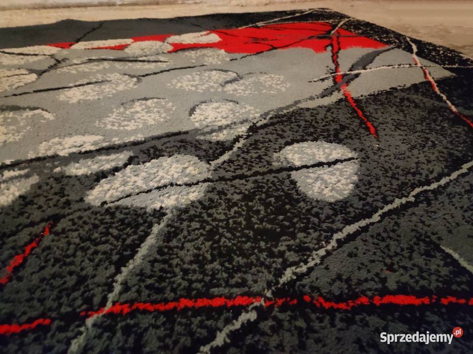 Wyprany dywan nowoczesny abstrakcyjny 150x300 Poznań